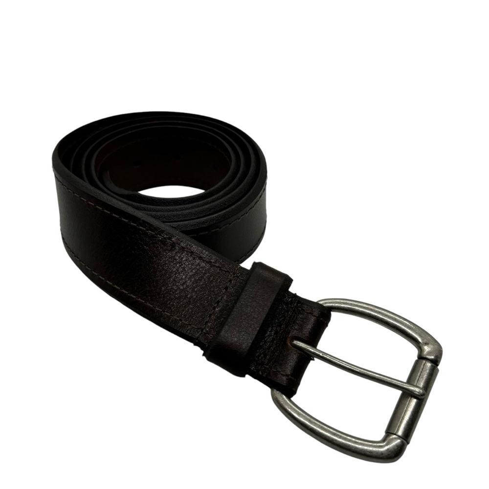REMO TULLIANI Genuine Leather Belt Brown Career Office Designer #20457 Men Sz 42